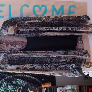 women's tank top with coverup attached